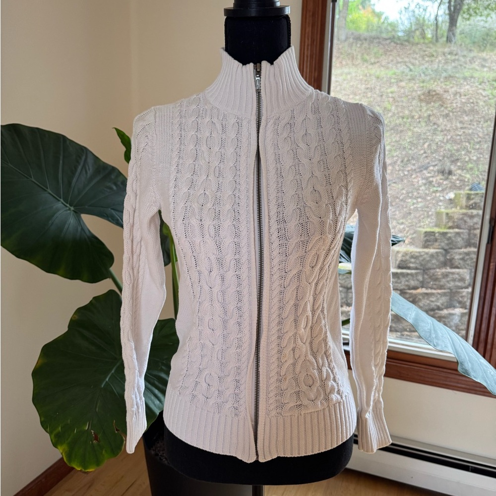 100% Cotton Cable Knit Sweater